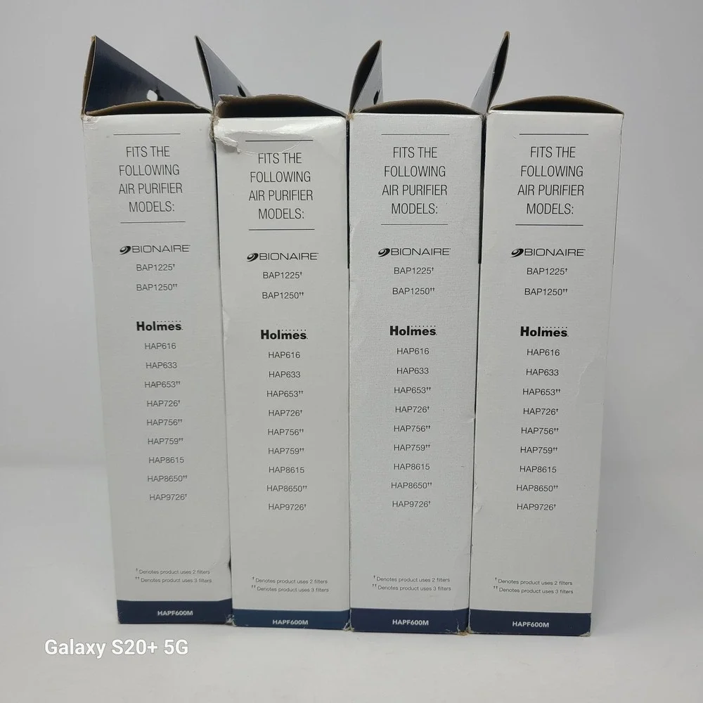 New Holmes HAPF600D True HEPA Allergen Remover B Filter NEW IN BOX LOT 4 filters